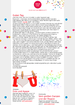 Newsletter Februar 2019