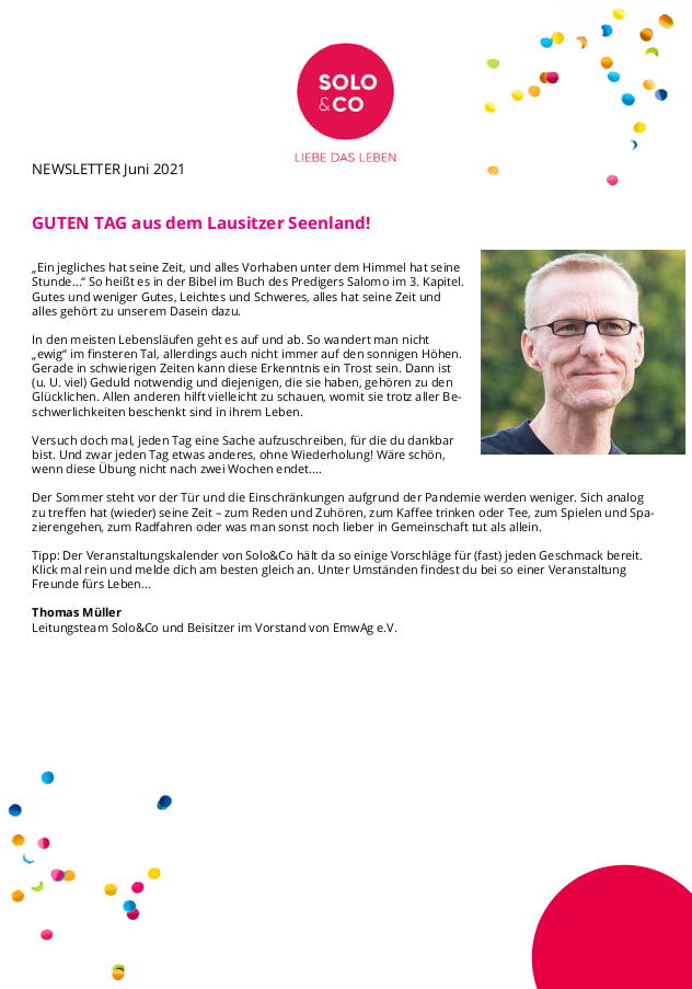 Newsletter Juni 2021
