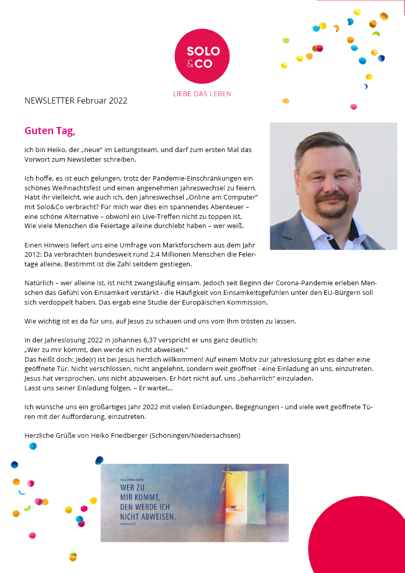 Newsletter Februar 2022