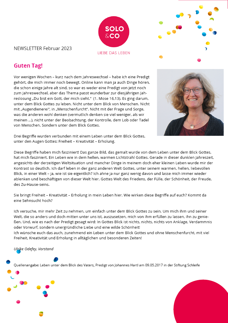 Newsletter Februar 2023