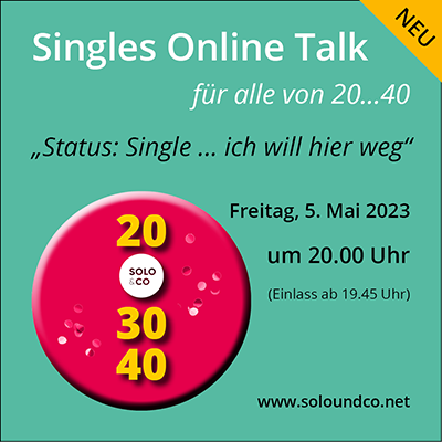 Junge Singles: Online-Premiere von „20-30-40“!