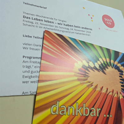 Das Leben leben – wir haben kein anderes